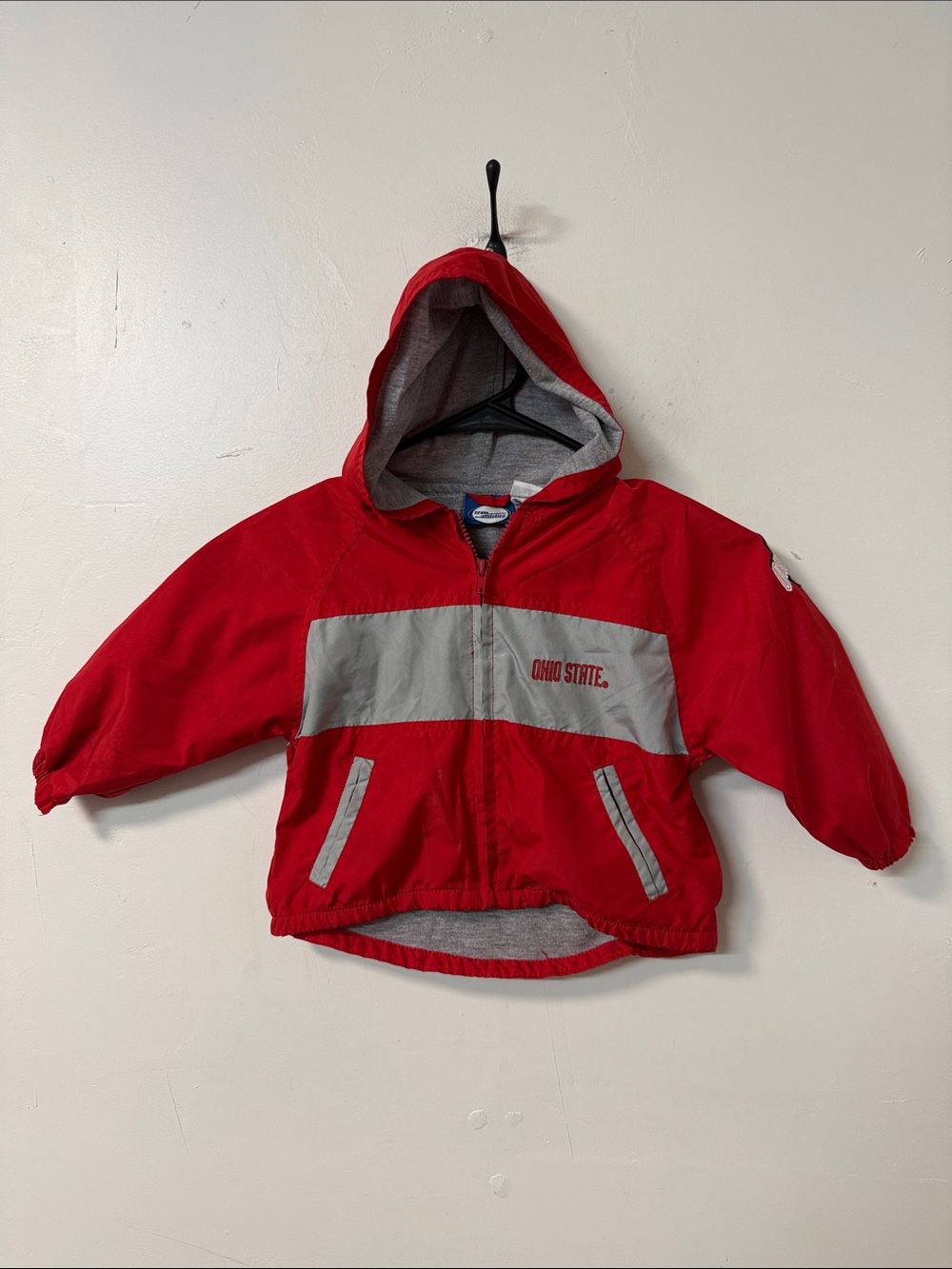 Ohio State Red Hooded Kids Jacket